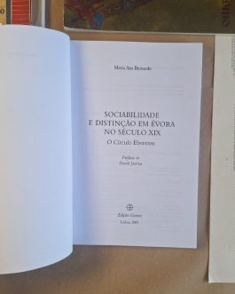 Sociabilidade e Distinção em Évora no século XIX