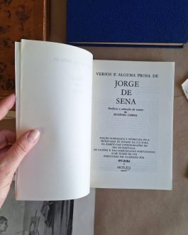 Versos e alguma prosa de Jorge de Sena