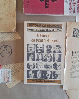 A Filosofia de Kant aHusserl. 3º volume