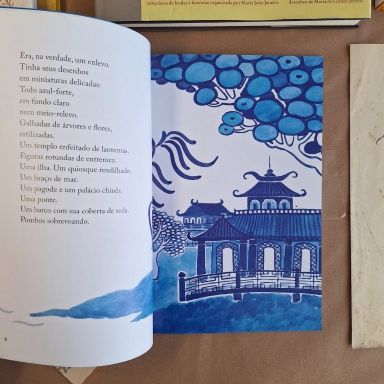 O Prato Azul-Pombinho