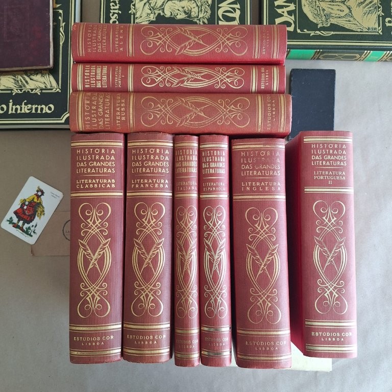História Ilustrada das Grandes Literaturas - 9 volumes