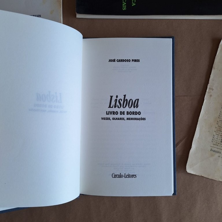 Lisboa - Livro de bordo - vozes, olhares, memorações