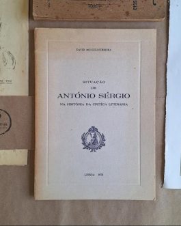 Situação de António Sérgio na história da critíca literária