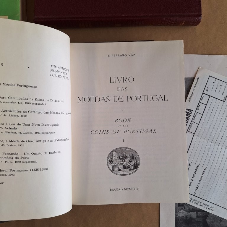 Livro das Moedas de Portugal - Book of the coins of Portugal, Vol. I e II