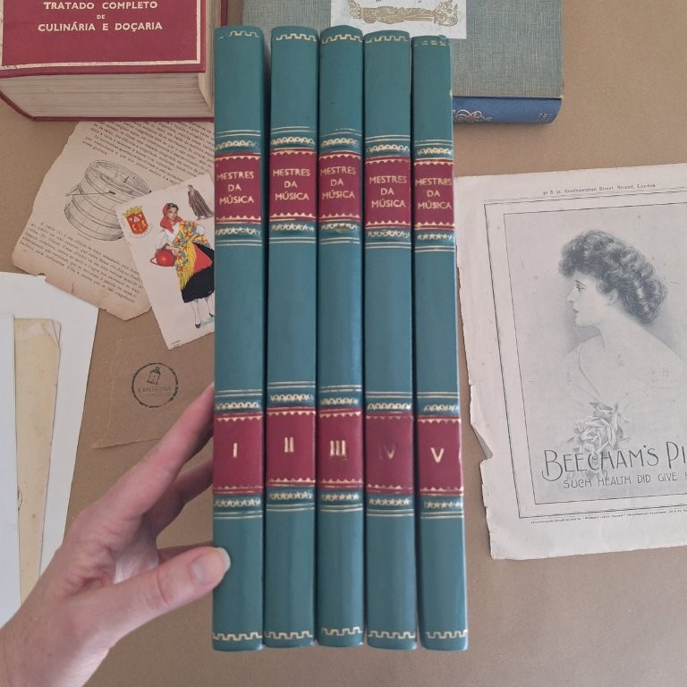 Mestres da Música, 5 volumes